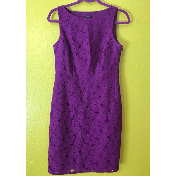 Ann Taylor Dresses & Skirts - Ann Taylor floral/flowers lace dress size 2